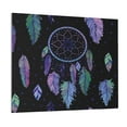 thumbnail image 1 of Lsque Dreamcatcher With Colorful Feathers Print Wall Art – Decorative Picture for Living Room, Bedroom, and Office (Horizontal), 1 of 6