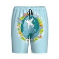 thumbnail image 1 of Lsque Dreaming Travel Mens Sleep Pajama Shorts,Short Pajama Pants, Cotton Ultra-Soft Knit-4X-Large, 1 of 9