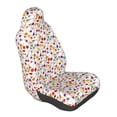 thumbnail image 1 of Lsque Drink And Cocktail Glasses Pattern Car Seat Covers for Front Seats , Waterproof Seat Covers for Cars, Sporty Front Seat Covers,Car Seat Cover Protector Front Seats, 1 of 5