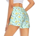 thumbnail image 1 of Lsque Duck Cartoon Printed Women's Running Shorts with Liner Pockets,Elastic Quick Dry Workout Athletic Gym Yoga Shorts,Womens High Waist Shorts-Large, 1 of 9