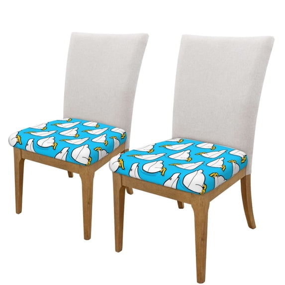 Lsque Duck Dives Printed Square Couch Cushion Covers, Floral Sofa Cushion Covers Replacement, Stretch Couch Covers for Couch-16.9in