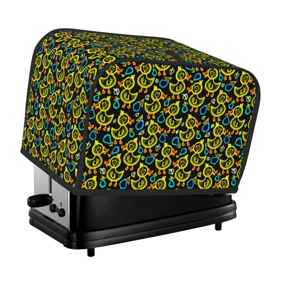 Lsque Ducks1 Print 2 Slice Toaster Cover , Kitchen Appliance Dustproof Protector , Toaster Protector Dustproof Kitchen Appliance Cover