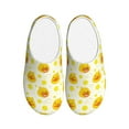 thumbnail image 1 of Lsque Ducky Cartoon Pattern Womens Comfort Cotton on Scuff With Memory Foam and Anti-skid Sole Slipper-42/43, 1 of 7