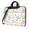 thumbnail image 1 of Lsque Easter Egg3 Pattern Laptop Bag – Portable & Slim Single-Shoulder Computer Case with Adjustable Strap, Protective, Lightweight for 13”/14”/15.6” Laptops, 1 of 8