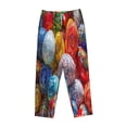 thumbnail image 1 of Lsque Easter Eggs Print Women's Pajama Pants, Lounge Pant - Comfortable Home Wear,Elastic Waistband, Stylish Design-Small, 1 of 9