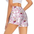 thumbnail image 1 of Lsque Easter Rabbit Printed Women's Running Shorts with Liner Pockets,Elastic Quick Dry Workout Athletic Gym Yoga Shorts,Womens High Waist Shorts-Medium, 1 of 9
