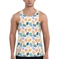 thumbnail image 1 of Lsque Easter eggs Pattern Mens Tank Tops Muscle Athletic Quick Dry Sleeveless Workout Fitness T Shirts Beach Tank Top, Loose-fit Sleeveless Shirt for Men-Small, 1 of 7