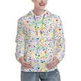 thumbnail image 1 of Lsque Education And Science Pattern Casual Women's Hoodie,Hooded Sweatshirt with Kangaroo Pocket,Pullover Hoodie with Eye-catching Drawstrings-Large, 1 of 7