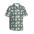 thumbnail image 1 of Lsque Eggs Toast Bacon And Arugula pattern Hawaiian Shirt for Men, Unisex Summer Beach Casual Short Sleeve Button Down Shirts-3X-Large, 1 of 9