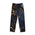 thumbnail image 1 of Lsque Elegant Gold Scrollwork Print Men's Pajama Pants, Lounge Pant - Comfortable Home Wear,Elastic Waistband, Stylish Design-XX-Large, 1 of 9