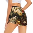 thumbnail image 1 of Lsque Elegant Still Life Roses Printed Women's Running Shorts with Liner Pockets,Elastic Quick Dry Workout Athletic Gym Yoga Shorts,Womens High Waist Shorts-Medium, 1 of 9