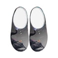 thumbnail image 1 of Lsque Elephant Fireworks Celebration Pattern Womens Comfort Cotton on Scuff With Memory Foam and Anti-skid Sole Slipper-37/38, 1 of 7