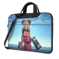 thumbnail image 1 of Lsque Elephant Sits Pattern Laptop Bag – Portable & Slim Single-Shoulder Computer Case with Adjustable Strap, Protective, Lightweight for 13”/14”/15.6” Laptops, 1 of 8