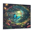 thumbnail image 1 of Lsque Enchanted Forest Butterfly A Print Wall Art – Decorative Picture for Living Room, Bedroom, and Office (Horizontal), 1 of 6