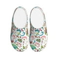 thumbnail image 1 of Lsque Fairy Flower Pattern Womens Comfort Cotton on Scuff With Memory Foam and Anti-skid Sole Slipper-40/41, 1 of 7