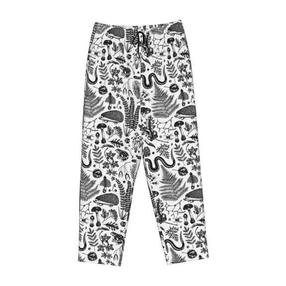Lsque Fall Forest Print Women's Pajama Pants, Lounge Pant - Comfortable Home Wear,Elastic Waistband, Stylish Design-XX-Large