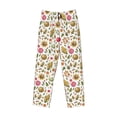 thumbnail image 1 of Lsque Fall Fruits And Vegetables Print Men's Pajama Pants, Lounge Pant - Comfortable Home Wear,Elastic Waistband, Stylish Design-Large, 1 of 9