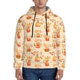 thumbnail image 1 of Lsque Fall Leaves Pattern Casual Men's Hoodie,Hooded Sweatshirt with Kangaroo Pocket,Pullover Hoodie-3X-Large, 1 of 7