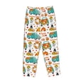 thumbnail image 1 of Lsque Fall Pumpkins And Sunflowers Print Women's Pajama Pants, Lounge Pant - Comfortable Home Wear,Elastic Waistband, Stylish Design-Medium, 1 of 9