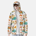 thumbnail image 1 of Lsque Fall Pumpkins And Sunflowers UPF 50+ Lightweight Sun Protection Men's Women's Long Sleeve Shirt, Hoodie Performance -X-Large, 1 of 9
