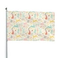 thumbnail image 1 of Lsque Fall Rabbit Pattern Flag,Fall Rabbit Printed Garden Flag 48 x 72 in - Double Sided Small Flags for Yard, 1 of 9