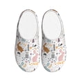 thumbnail image 1 of Lsque Fall Rabbit Pattern Womens Comfort Cotton on Scuff With Memory Foam and Anti-skid Sole Slipper-44/45, 1 of 7