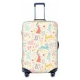 thumbnail image 1 of Lsque Fall Rabbit Printed Luggage Cover, Travel Luggage Protector,Scratch and Dirt Resistant, Fits 18-32 Inch Luggage - Large, 1 of 9