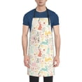 thumbnail image 1 of Lsque Fall Rabbit Waterproof Apron Chef Aprons for Men Heavy Duty Chemical Work Apron Extra Long Grilling Aprons with Adjustable Bib Apron, 1 of 9
