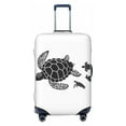 thumbnail image 1 of Lsque Family Of Sea Turtles Printed Luggage Cover, Travel Luggage Protector,Scratch and Dirt Resistant, Fits 18-32 Inch Luggage - Medium, 1 of 9