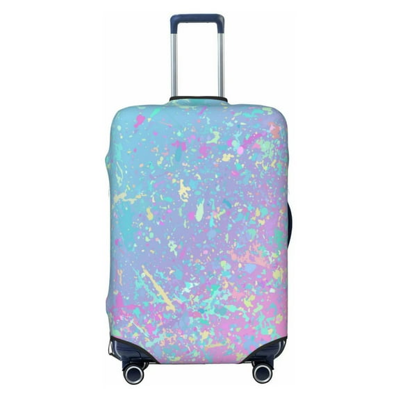 Lsque Fantasy Gradient Printed Luggage Cover, Travel Luggage Protector,Scratch and Dirt Resistant, Fits 18-32 Inch Luggage - X-Large