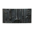 thumbnail image 1 of Lsque Fantasy Medieval Weaponry Pattern Party Banner, Festive Banner , Holiday Celebrations and Events for Carnival Birthday Party Festival Decorations-Medium, 1 of 8