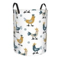 thumbnail image 1 of Lsque Farm Roosters pattern Laundry Hamper Basket, Tall Woven Rope Hamper Basket for Clothes, Lightweight Storage Basket, Collapsible Waterproof-Small, 1 of 8