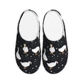 thumbnail image 1 of Lsque Fashionable Goose Pattern Womens Comfort Cotton on Scuff With Memory Foam and Anti-skid Sole Slipper-35/36, 1 of 7
