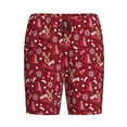 thumbnail image 1 of Lsque Festive Reindeer Mens Sleep Pajama Shorts,Short Pajama Pants, Cotton Ultra-Soft Knit-Small, 1 of 9