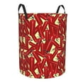 thumbnail image 1 of Lsque Fire Extinguisher pattern Laundry Hamper Basket, Tall Woven Rope Hamper Basket for Clothes, Lightweight Storage Basket, Collapsible Waterproof-Medium, 1 of 8