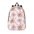 thumbnail image 1 of Lsque Fireworks Pattern Canvas Daypack, Durable Backpack, High-quality Versatile Backpack,Vintage Compact Backpack-Medium, 1 of 6