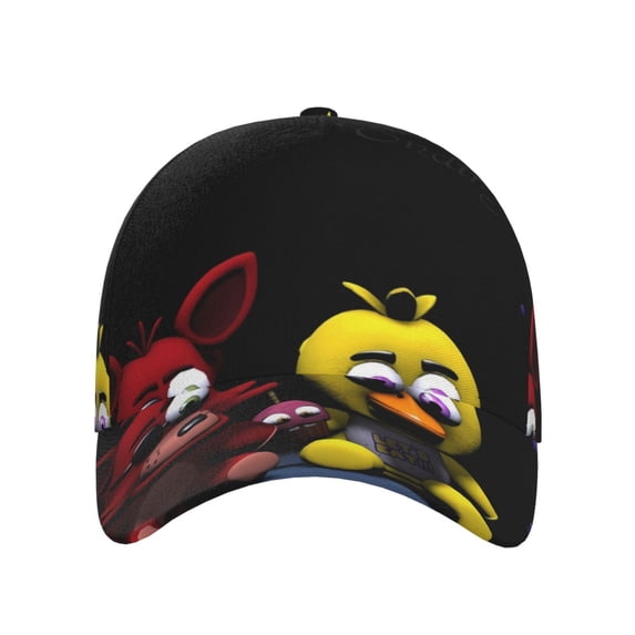 Lsque Five Nights At Freddy'S Baseball Cap Trucker Low Profile Hat Golf Dad Hat Adjustable Original Classic Unconstructed Plain Cap Men Women