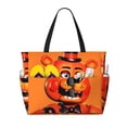 thumbnail image 1 of Lsque Five Nights At Freddy'S Beach Travel Bag - Water-Resistant, Large Capacity Lightweight Tote with 7 Pockets for Women and Men - Perfect for Beach, Pool, Gym, and Travel, 1 of 6