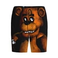 thumbnail image 1 of Lsque Five Nights At Freddy'S Mens Sleep Pajama Shorts,Short Pajama Pants, Cotton Ultra-Soft Knit-X-Large, 1 of 9