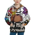 thumbnail image 1 of Lsque Five Nights At Freddy'S Patten Youth Hoodie Sweatshirt Pullover with Kangaroo Pocket Boys and Girls Hoodie Warm Hoodie for Kids, 1 of 8