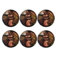 thumbnail image 1 of Lsque Five Nights At Freddy'S Pattern 4" Drink Coasters Set of 6, Leather Absorbent Coasters, Table Coaster Set Decorative Coffee Cup Coasters Housewarming Gift, 1 of 7