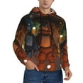 thumbnail image 1 of Lsque Five Nights At Freddy'S Pattern Casual Men's Hoodie,Hooded Sweatshirt with Kangaroo Pocket,Pullover Hoodie-3X-Large, 1 of 8