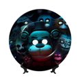 thumbnail image 1 of Lsque Five Nights At Freddy'S Pattern Ceramic Decorative Plate Decorative Plates with Display Stand Personalized Porcelain Plate Ceramic Ornaments for Wall Hanging Decoration-6in, 1 of 6