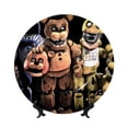 thumbnail image 1 of Lsque Five Nights At Freddy'S Pattern Ceramic Decorative Plate Decorative Plates with Display Stand Personalized Porcelain Plate Ceramic Ornaments for Wall Hanging Decoration-6in, 1 of 6