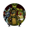 thumbnail image 1 of Lsque Five Nights At Freddy'S Pattern Ceramic Decorative Plate Decorative Plates with Display Stand Personalized Porcelain Plate Ceramic Ornaments for Wall Hanging Decoration-8in, 1 of 6
