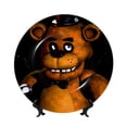 thumbnail image 1 of Lsque Five Nights At Freddy'S Pattern Ceramic Decorative Plate Decorative Plates with Display Stand Personalized Porcelain Plate Ceramic Ornaments for Wall Hanging Decoration-8in, 1 of 6