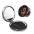 thumbnail image 1 of Lsque Five Nights At Freddy'S Pattern Cosmetic Mirror 2.6 Inch Round Handheld Travel Pocket Makeup Mirror, 1 of 1