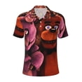 thumbnail image 1 of Lsque Five Nights At Freddy'S Pattern Golf Shirts for Men Dry Fit Print Moisture Wicking Performance Short Sleeve Polo Shirt-X-Large, 1 of 7