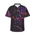 thumbnail image 1 of Lsque Five Nights At Freddy'S Pattern Hawaiian Shirt for Men Unisex Summer Beach Casual Short Sleeve Cotton Linen Button Down Shirts-Small, 1 of 6