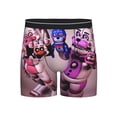 thumbnail image 1 of Lsque Five Nights At Freddy'S Pattern Men's Performance Stretch Underwear, Athletic Long Leg Briefs，Moisture-Wicking-Small, 1 of 6